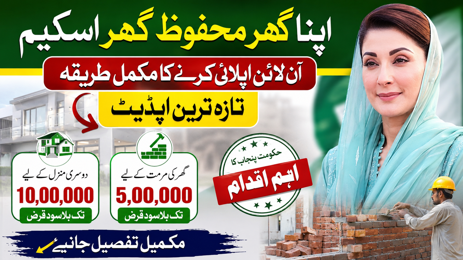 Apna Ghar Mehfooz Ghar Scheme Online Apply - Complete Process