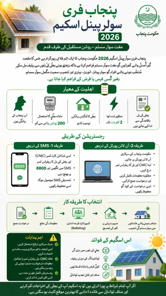 How to Apply For Punjab Free Solar Panel Scheme 2026