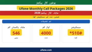 Ufone Monthly Call Packages 2026